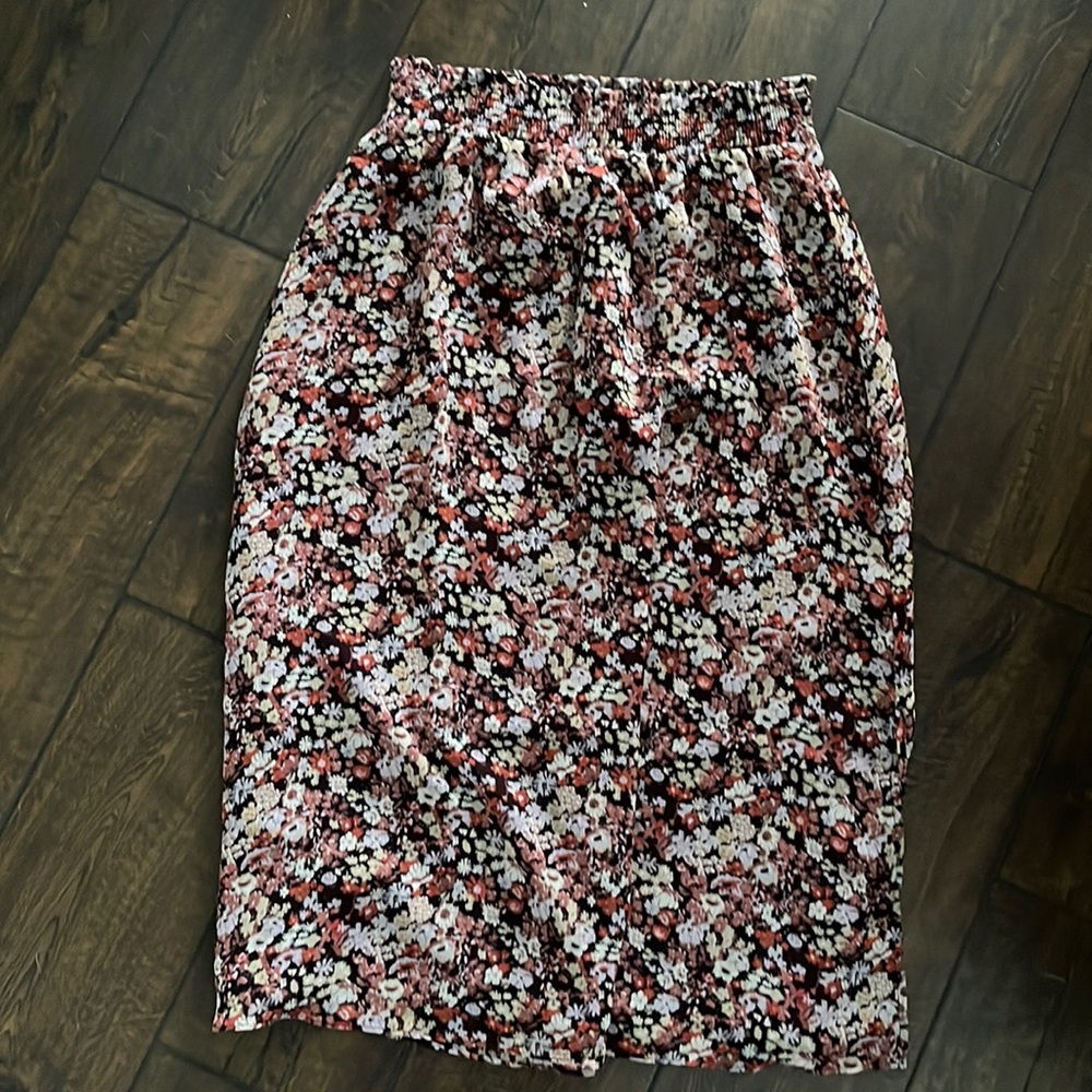 LOFT Floral Skirt - Maxi